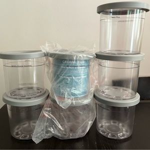 7 Ninja Creami Pints - smaller size for original Creami